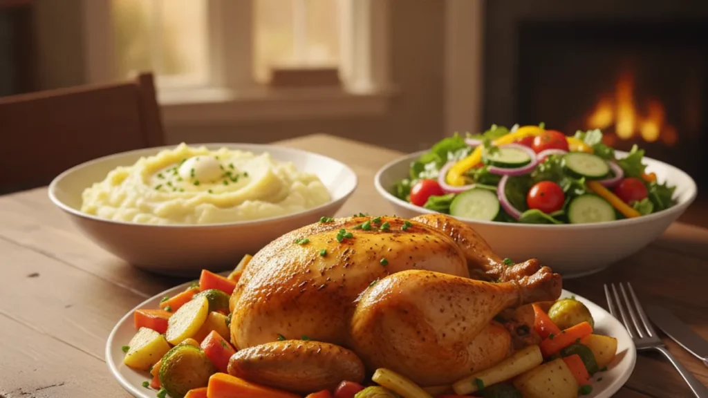 Menu familial du dimanche au vendredi avec plats variés et équilibrés